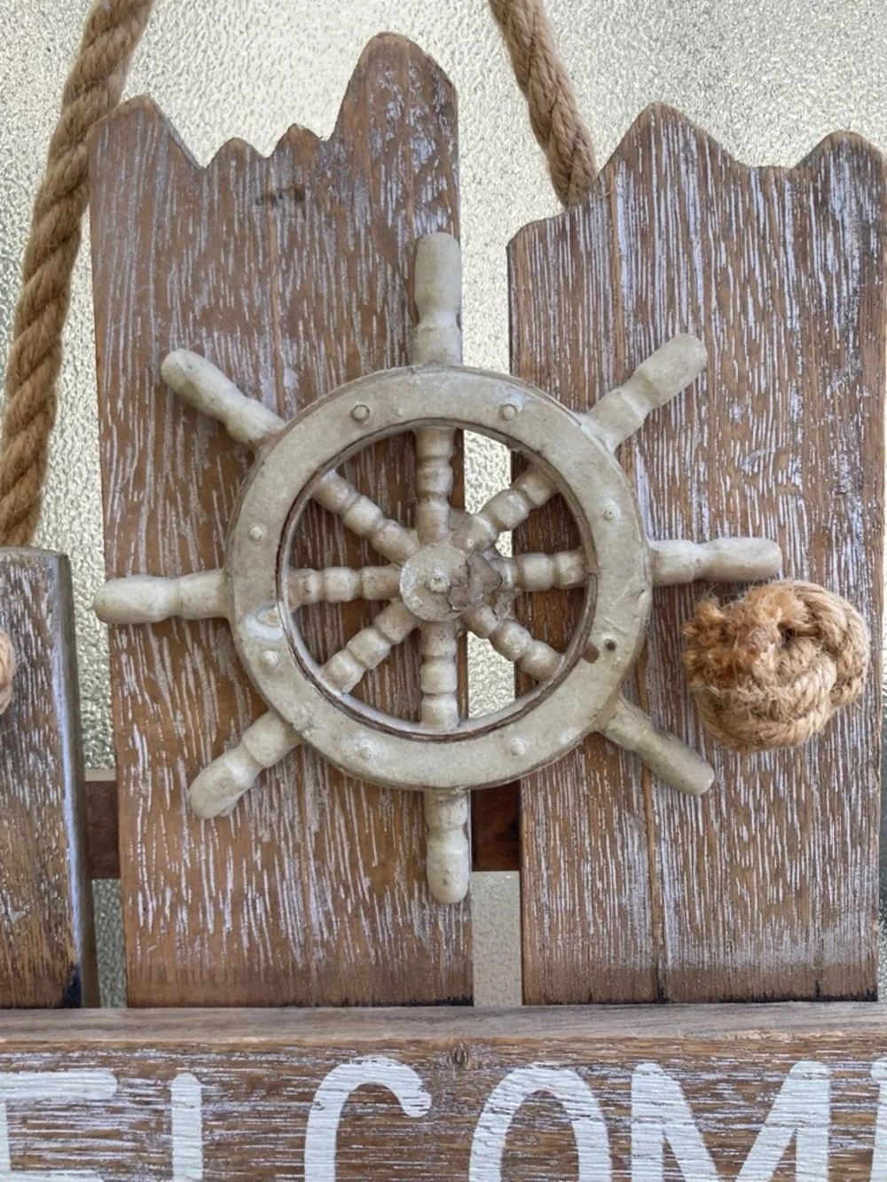 🌊⚓️Beach Cottage Welcome Sign Wall Decor⚓️🌊